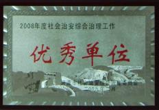 2008年度社会治安综合治理工作优秀单位